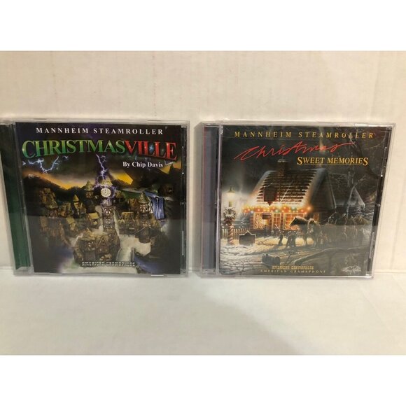 Lot Of 5 Mannheim Steamroller CD's Christmas Live Sweet Memories Aire Angel - Picture 3 of 4